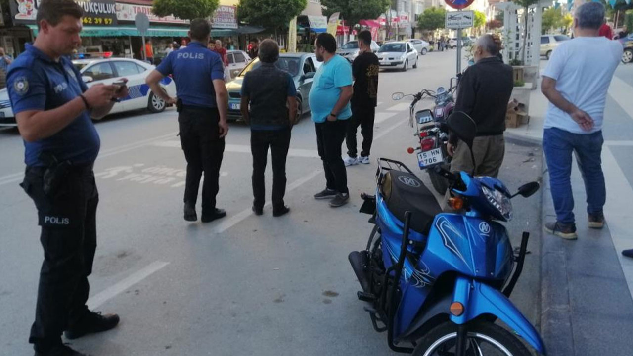 Burdur'da okulun önündeki yaya geçidinde çocuğa motosiklet çarptı!