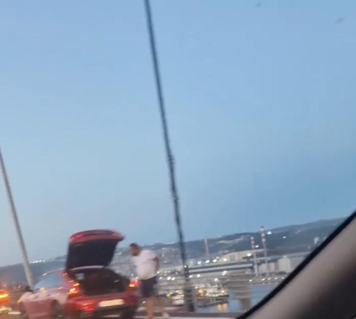 Osmangazi Köprüsünde bir garip olay!  Çok sayıda aracın lastikleri aynı anda patladı