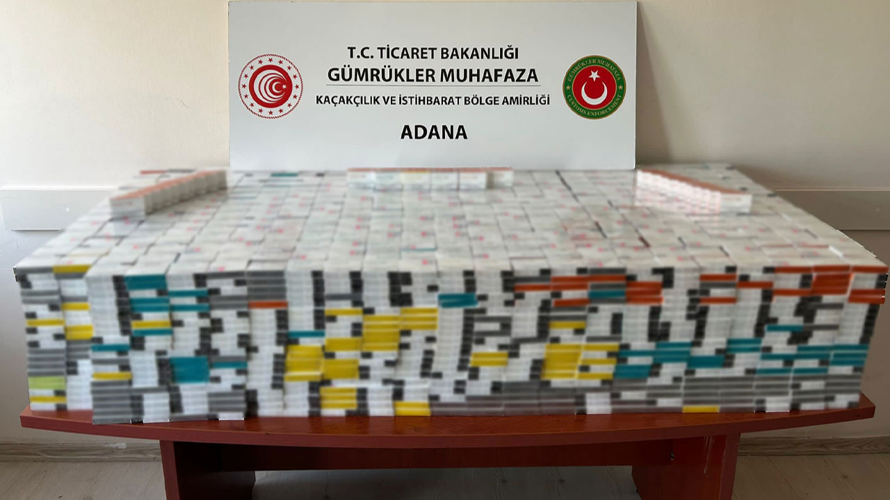Adana Havalimanı'nda 7 bin 500 paket kaçak elektronik sigara tütünü ele geçirildi!