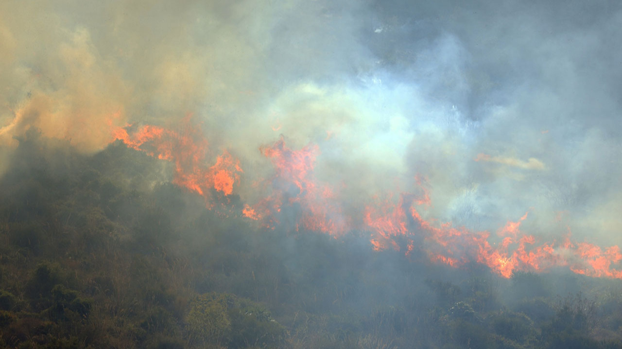 Sicilya'da orman yangınları yerleşim yerlerini tehdit ediyor!