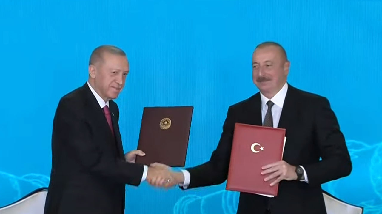 Nahçıvan'da Erdoğan-Aliyev ortak açıklama yaptı Erdoğan'dan Ermenistan'a 'barış elini tut' çağrısı