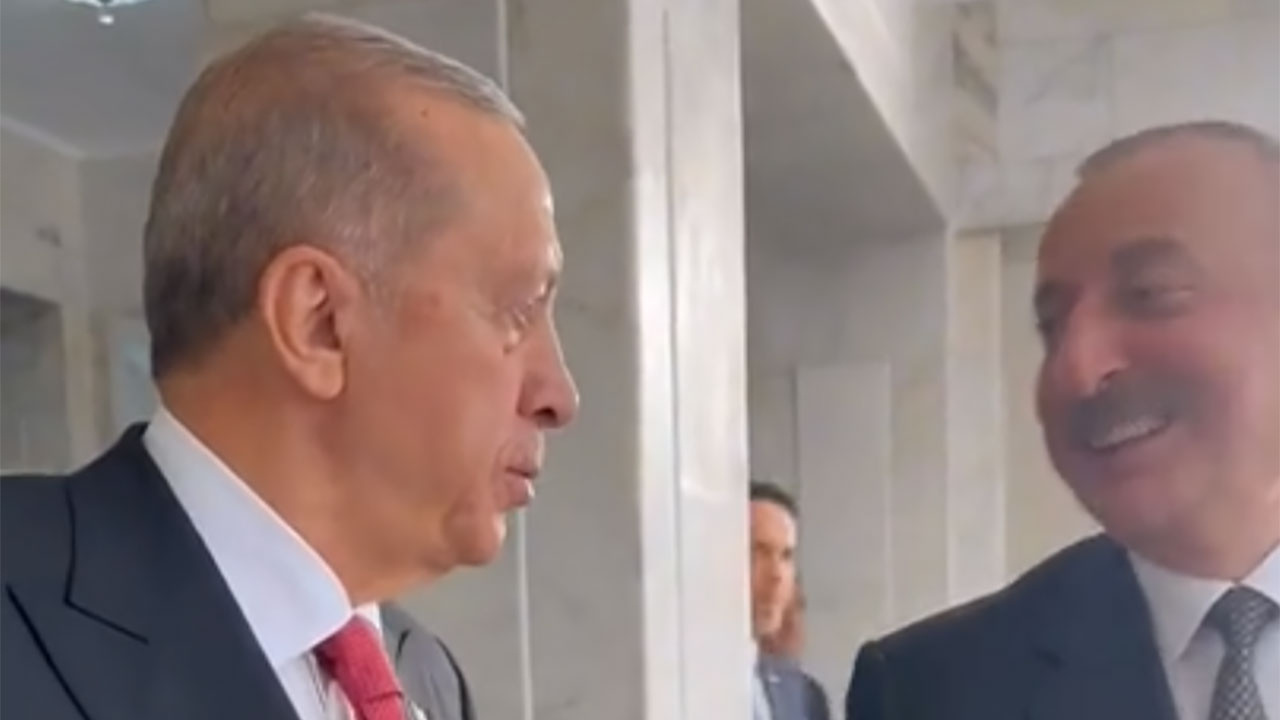 Cumhurbaşkanı Erdoğan, Fulya Öztürk'ü görünce şaşırdı! İlham Aliyev "Bu kız bizim kızımız" dedi