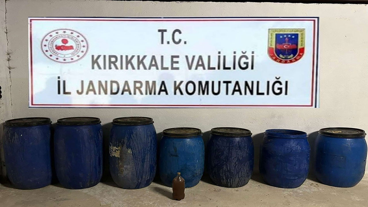 Kırıkkale'de dev kaçak alkol operasyonu! 650 litre kaçak şarap ele geçirildi