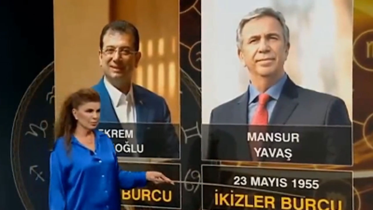 CNN Türk yayınında ünlü astrologdan yerel seçim kehaneti Ekrem İmamoğlu ve Mansur Yavaş