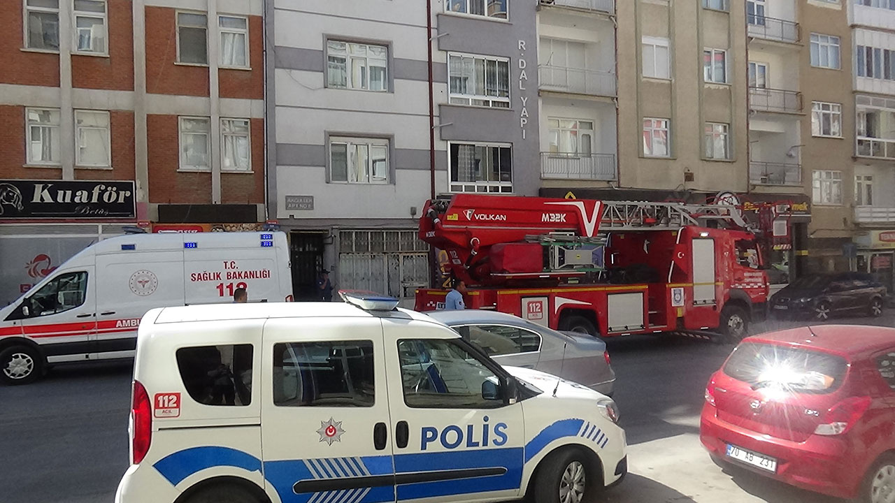 Karaman'da faciadan dönüldü! Dairedeki gaz kaçağına ekipler müdahale etti