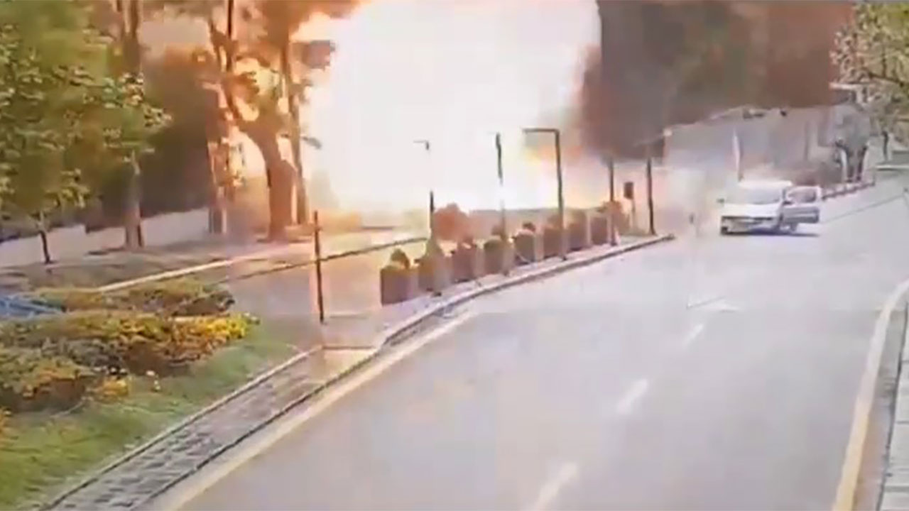 Ankara'daki bombalı saldırı girişimi ve patlama anı kamerada! Terörist böyle öldürüldü