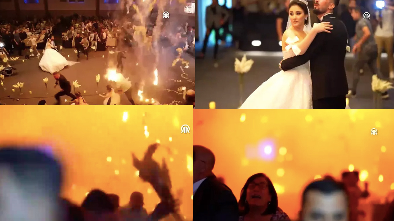 107 kişinin yanarak öldüğü düğün faciasından kan donduran yeni görüntüler geldi