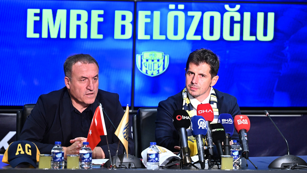 MKE Ankaragücü'nde Emre Belözoğlu dönemi! 2 yıllık sözleşme imzalayan Belözoğlu hedefini açıkladı