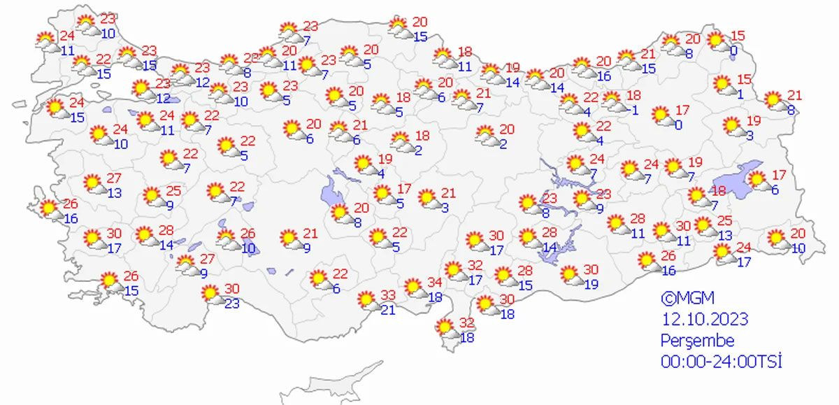 Meteoroloji saat verdi! Bugün son sıcak gün! Soğuk ve yağışlı hava geliyor