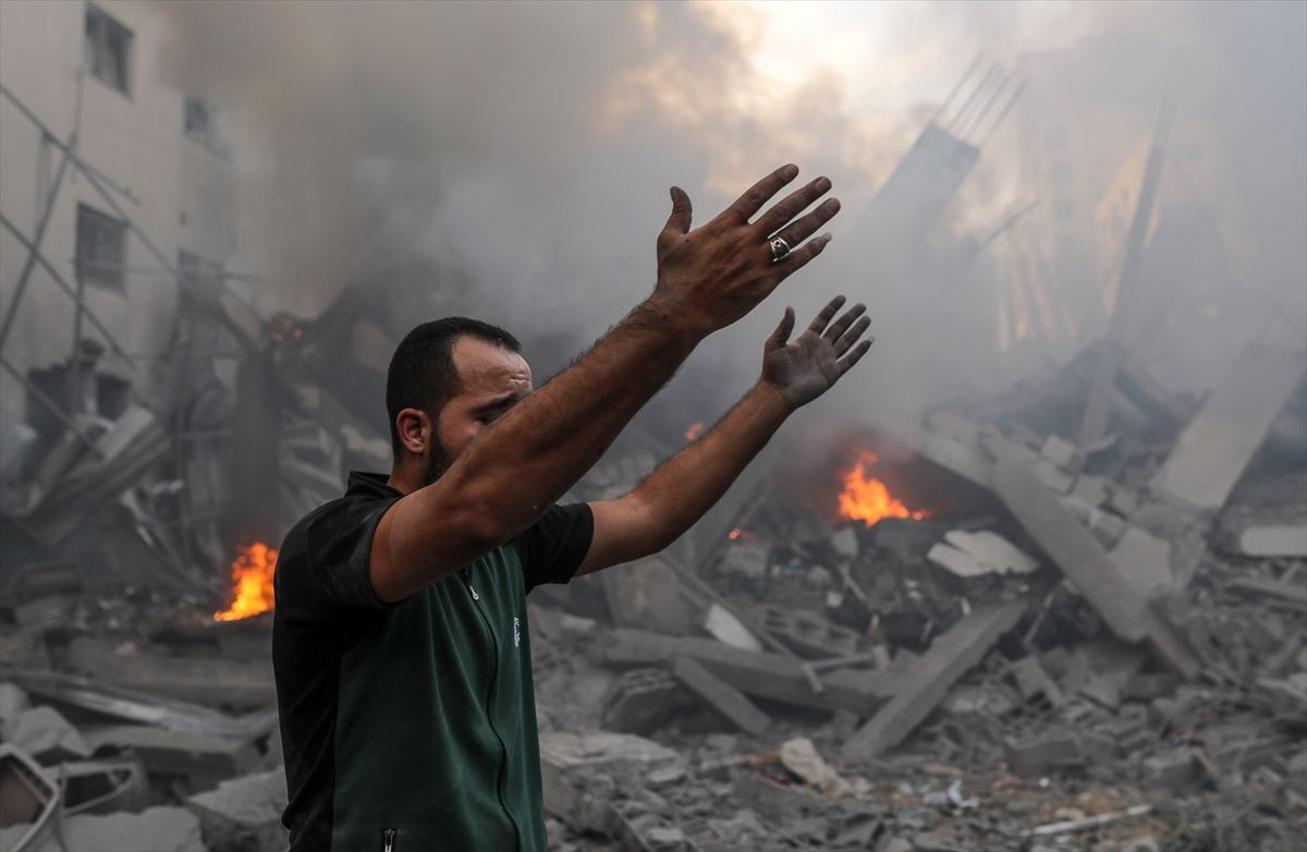 İsrail-Hamas savaşında dördüncü gün! Gazze'den içleri acıtan görüntüler