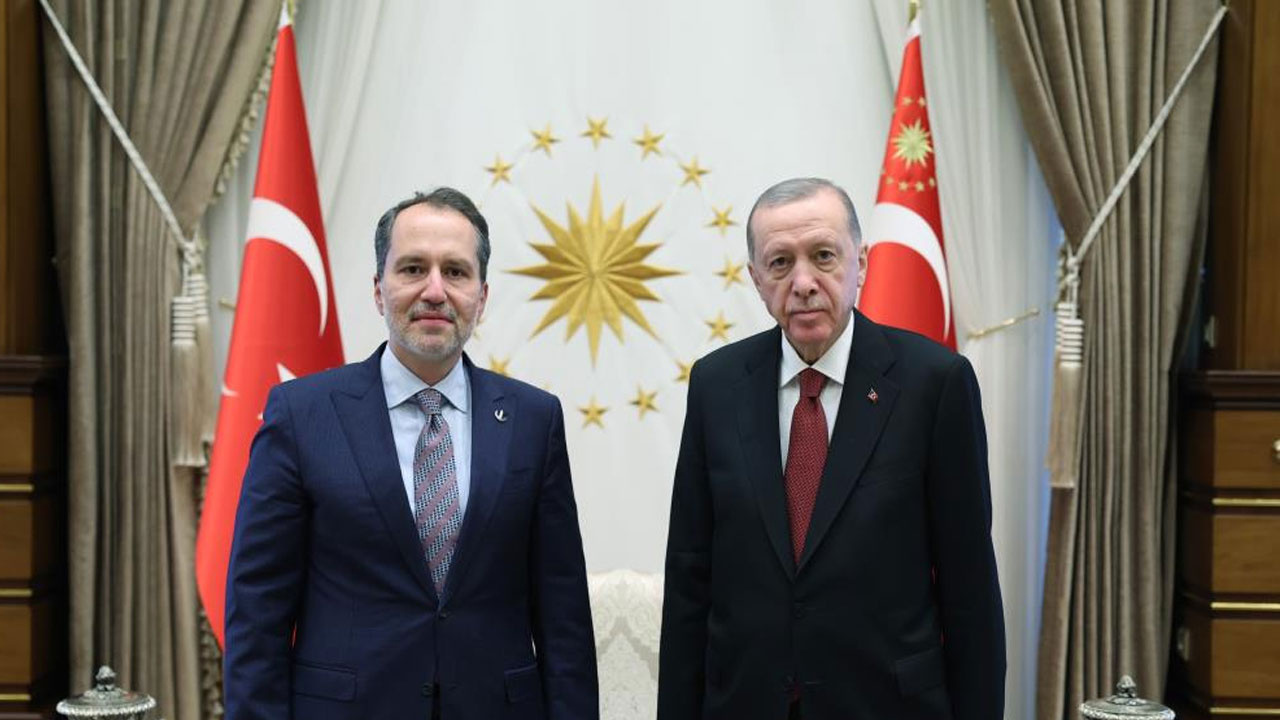 Cumhurbaşkanı Erdoğan, Fatih Erbakan'ı kabul etti