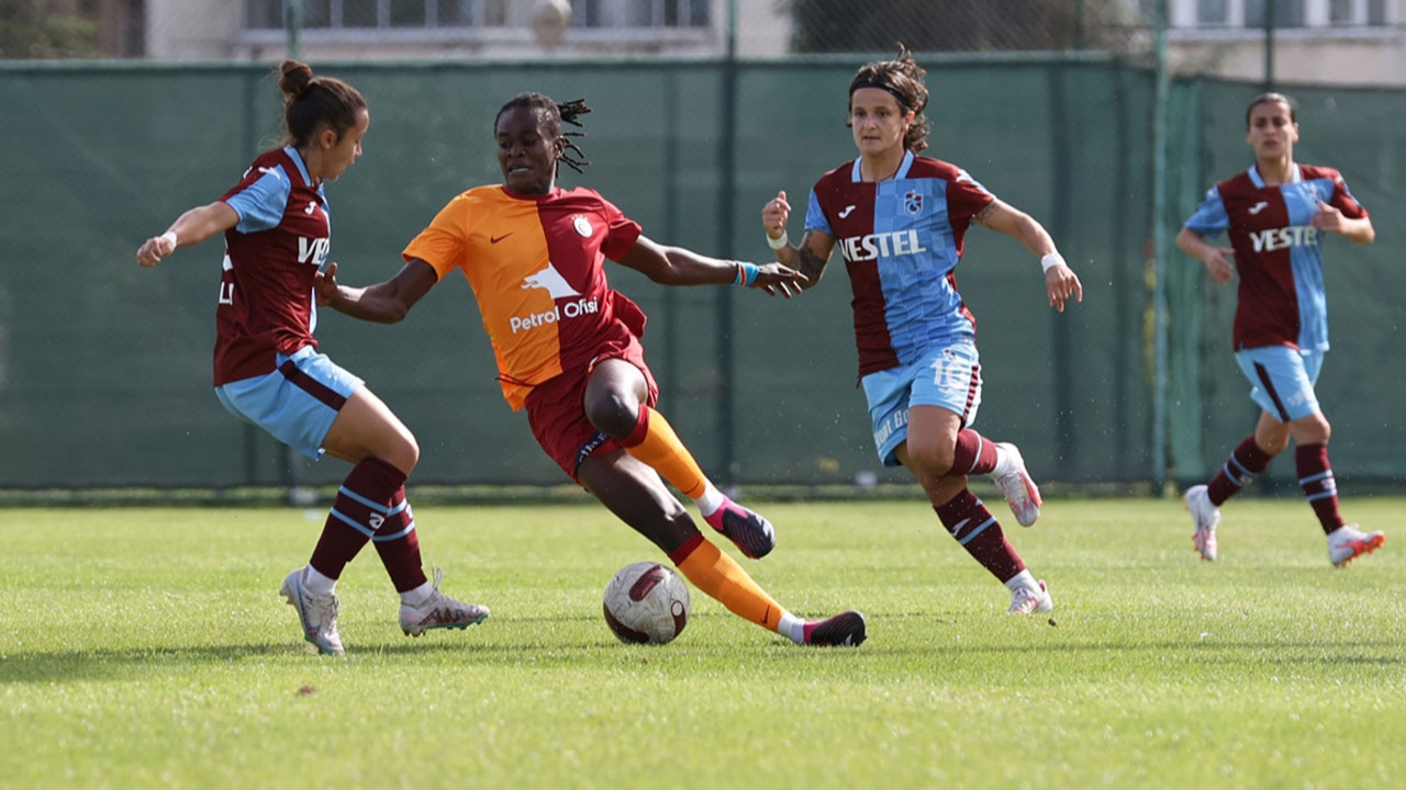 Kadın Süper Ligi'nde Galatasaray Trabzonspor'u 2-0 yendi