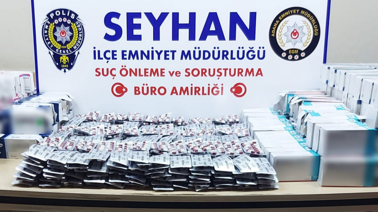 Adana'da uyuşturucu etkili 20 bin 636 hap ele geçirildi!