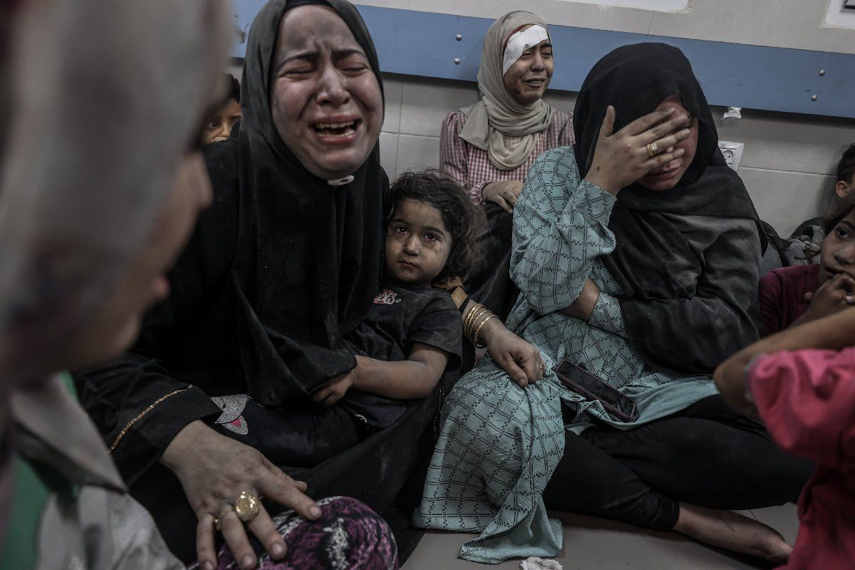 Gazze’de çocuklar ölümü böyle bekliyor! Öldürülünce aileleri tanıyabilsin diye...