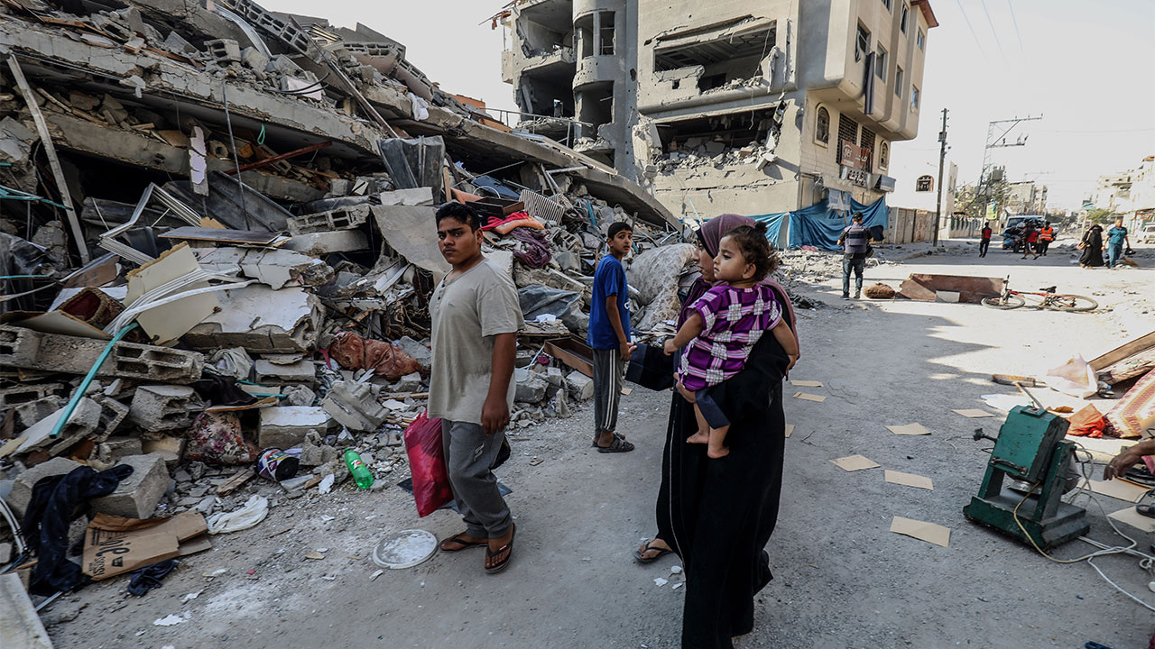 Gazze'de İsrail yıkımının fotoğrafları! 12 gün önce nasıldı şimdi nasıl?