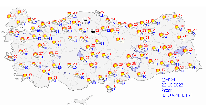 'Pastırma yazı' başlıyor günü belli oldu! Meteoroloji açıkladı: İşte şehirlerde hava durumu...