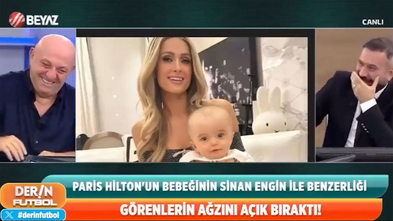 Derin Futbol'da rezalet bitmiyor! Paris Hilton'un bebeği Sinan Engin'den mi?