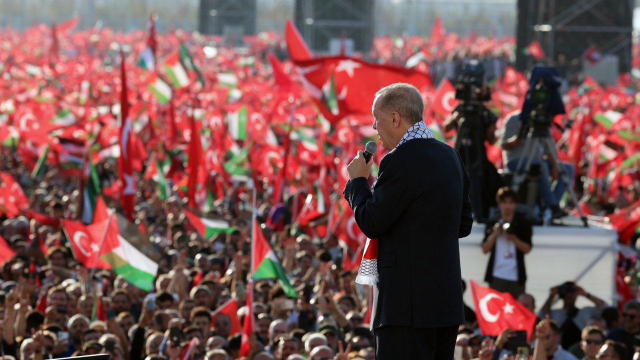 Erdoğan'ın Büyük Filistin Mitingi'ndeki açıklamaları dünya basınında