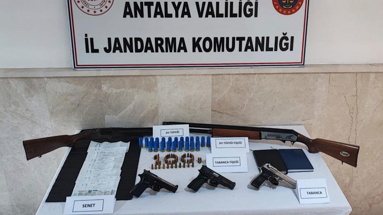 Antalya'da tefeci operasyonu: 1 gözaltı