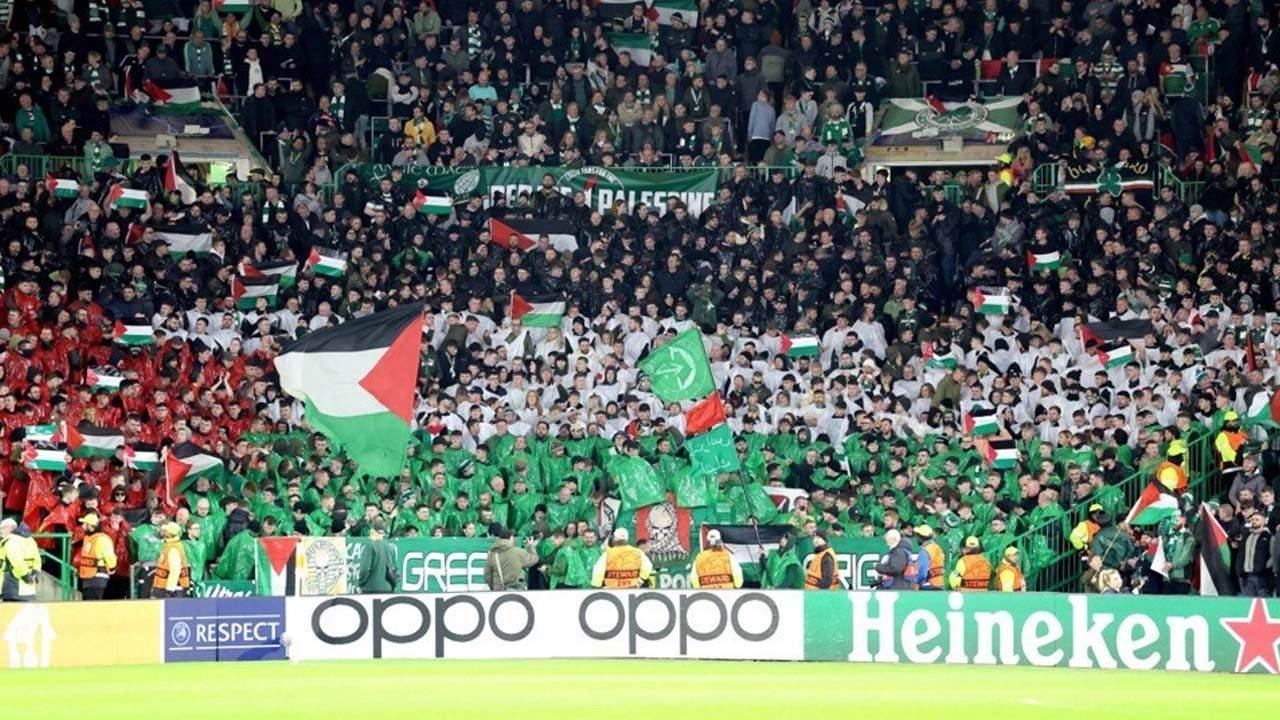 Celtic'ten Filistin bayrağı açan taraftarlara yasak