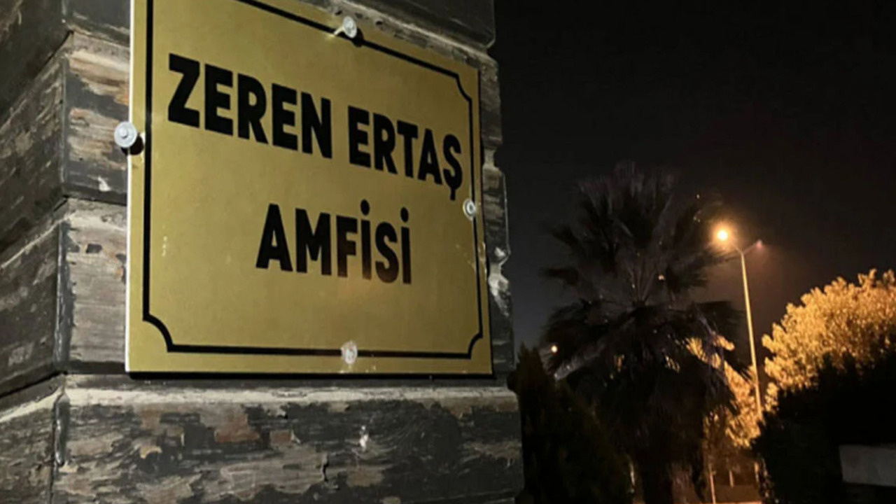 İzmir'de Zeren Ertaş'ın ismi amfiye verildi