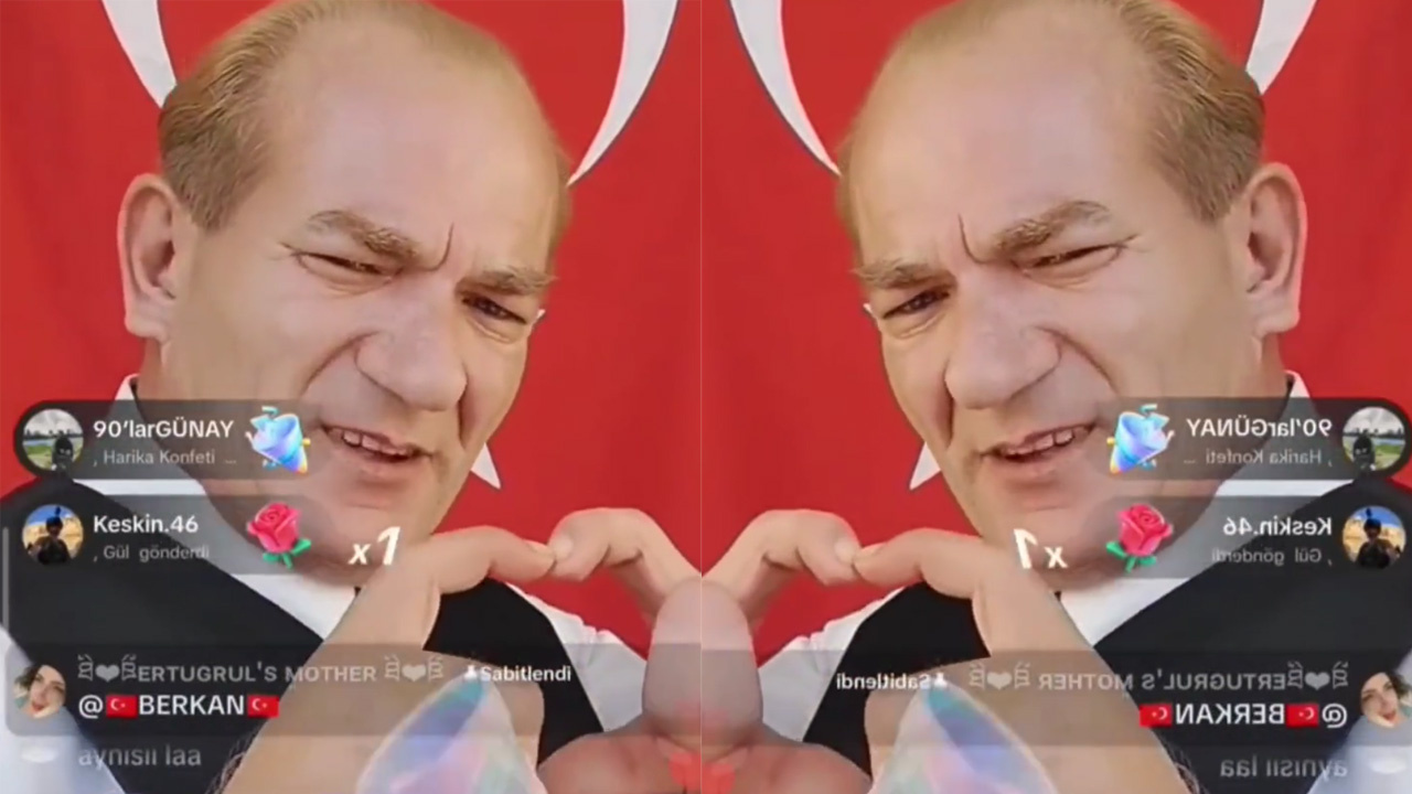 Sırf Atatürk'e benziyor diye canlı yayında 1 milyon TL bağış topladı!