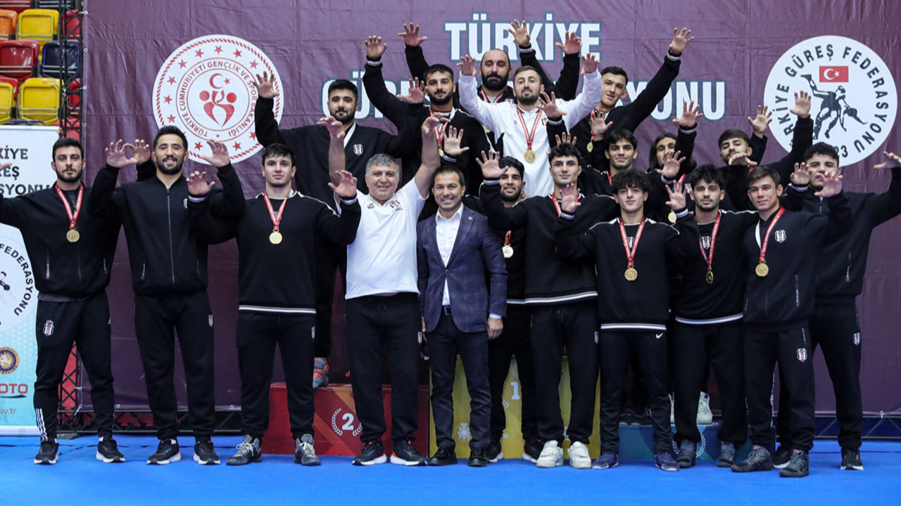 Grekoromen Güreş 1. Lig'de şampiyon Beşiktaş!
