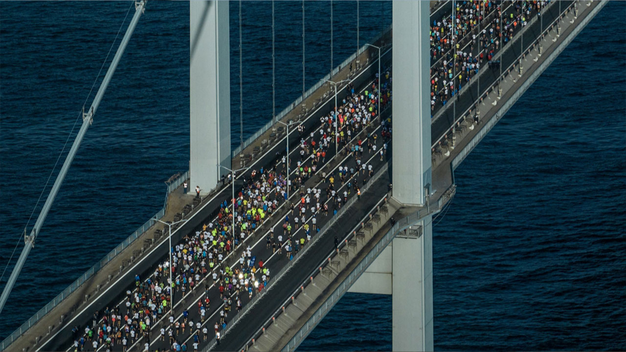 İstanbul'da bugün maraton günü! 45. İstanbul Maratonu başladı