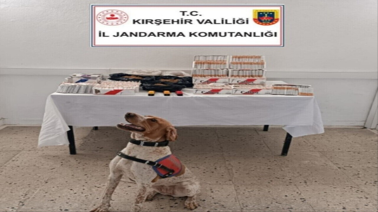 Kırşehir'de 180 kilo kaçak tütün ele geçirildi