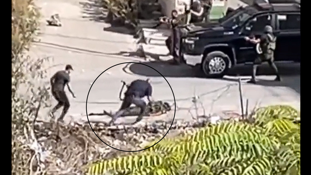 Filistin Devlet Başkanı Abbas'a darbe girişimi! Abbas'ın konvoyuna saldırı anı kamerada