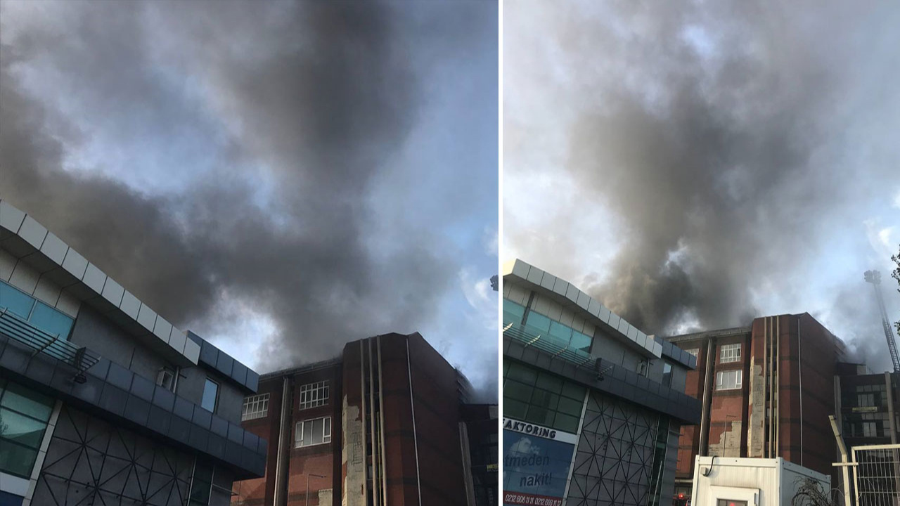 İstanbul'da bir sanayi sitesinde yangın çıktı