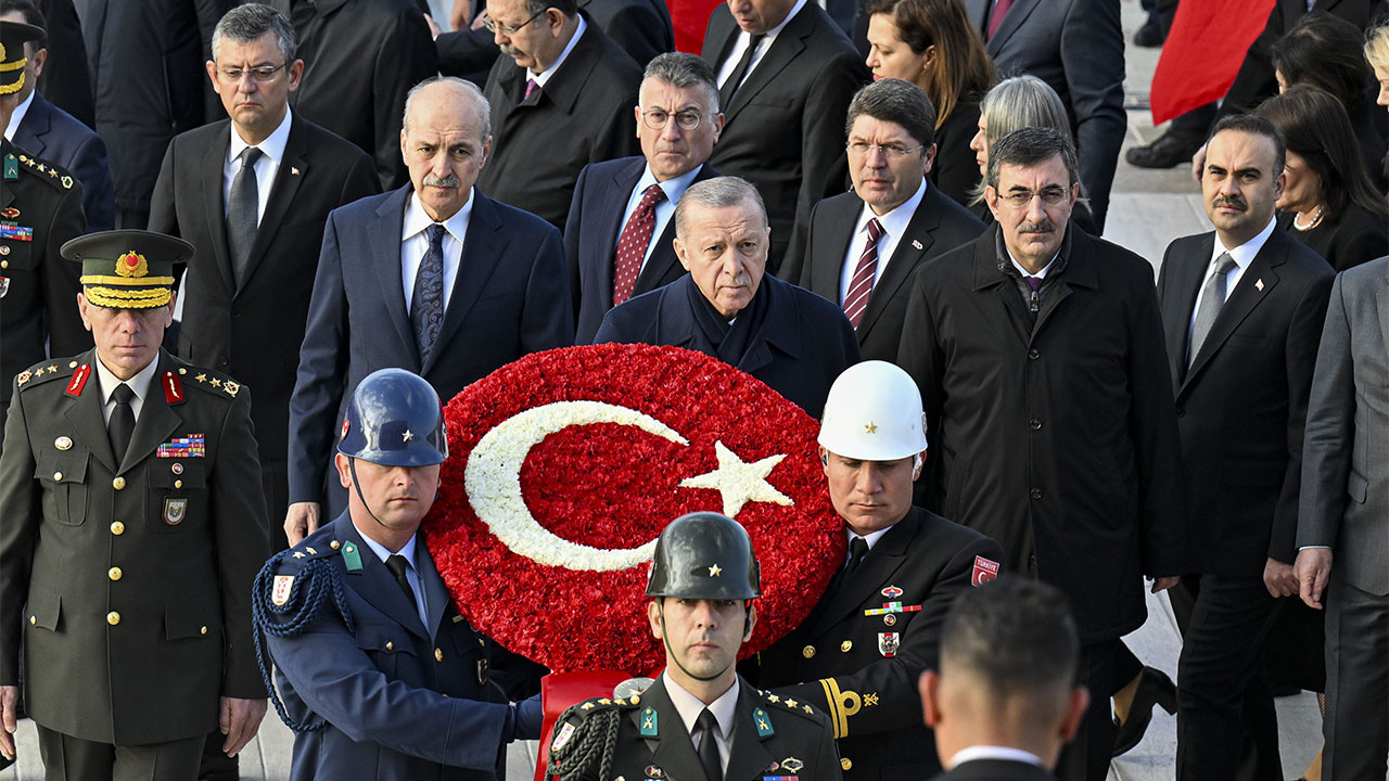 Atatürk'ün vefatının 85. yılı... Cumhurbaşkanı Erdoğan başkanlığındaki devlet erkanı Anıtkabir'de