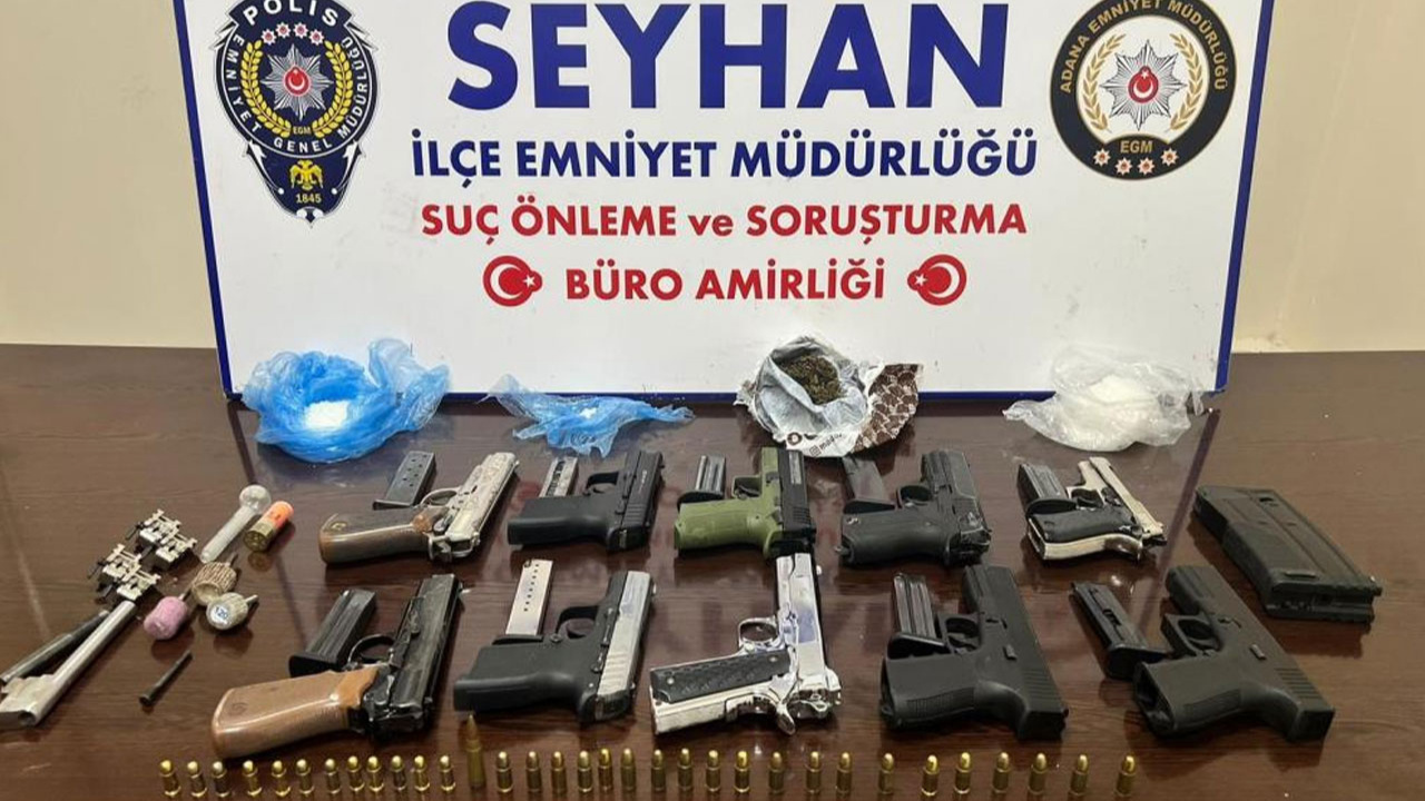 Adana’da silah ticareti yapanlara operasyon: 3 gözaltı!