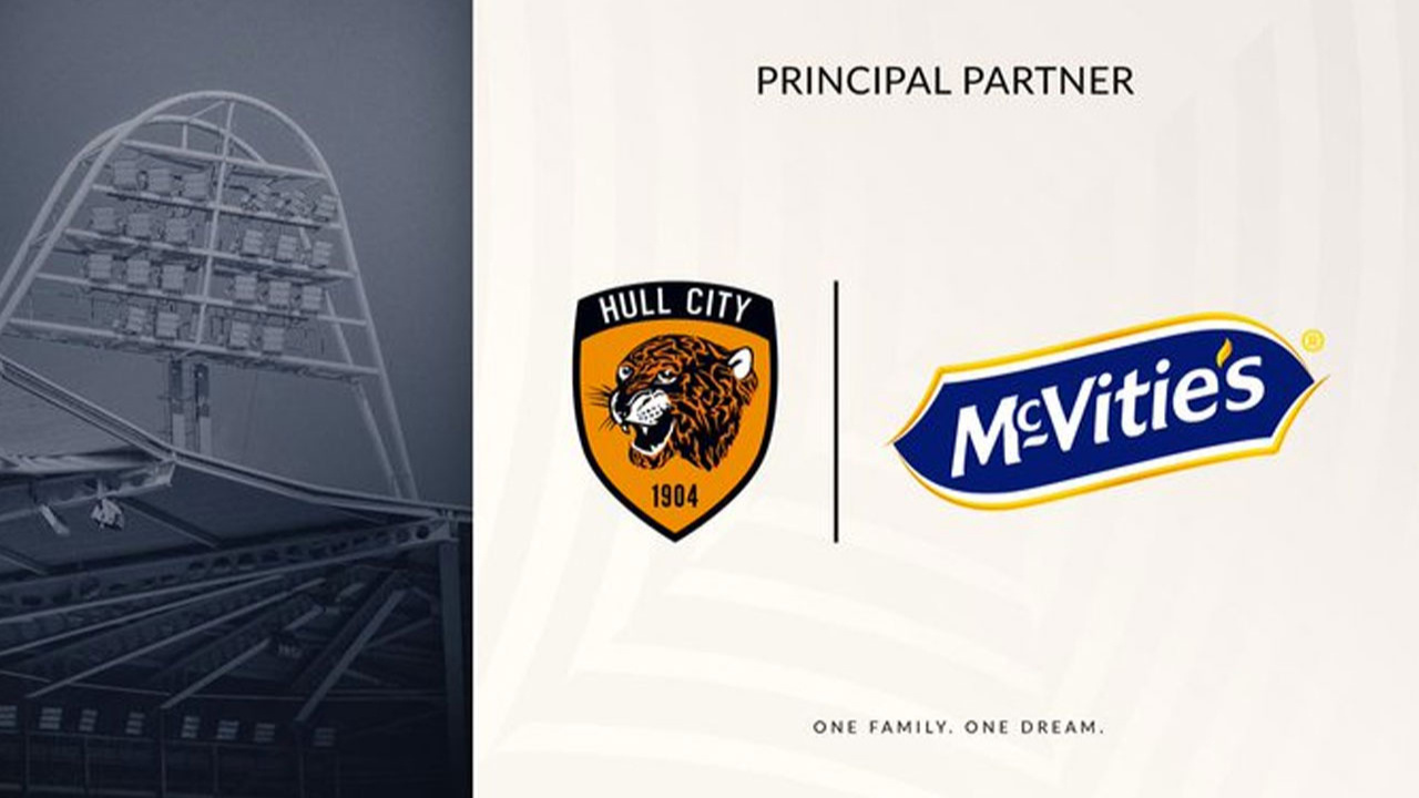 Hull City'nin forma sponsoru McVitie's oldu