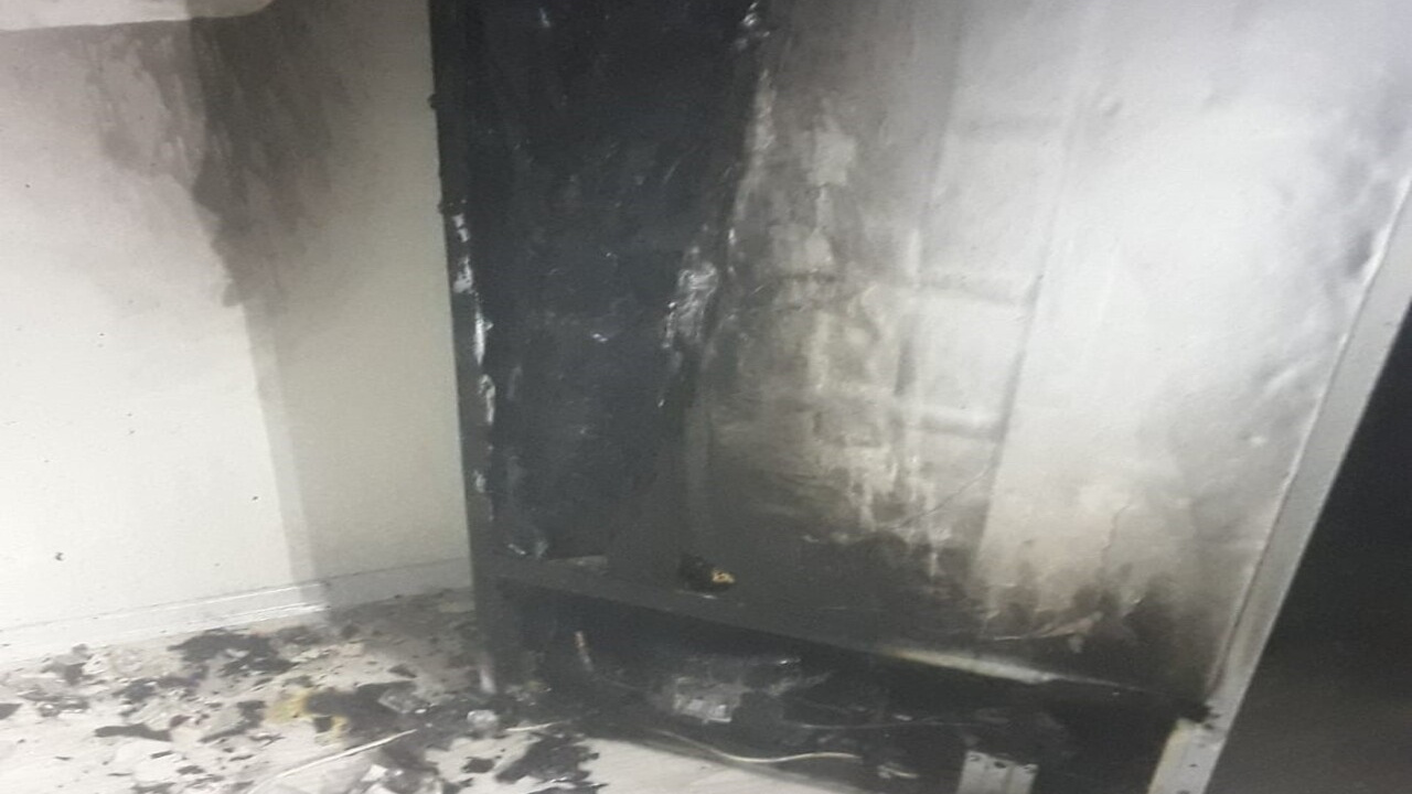 Zonguldak'ta buzdolabı yangına sebep oldu