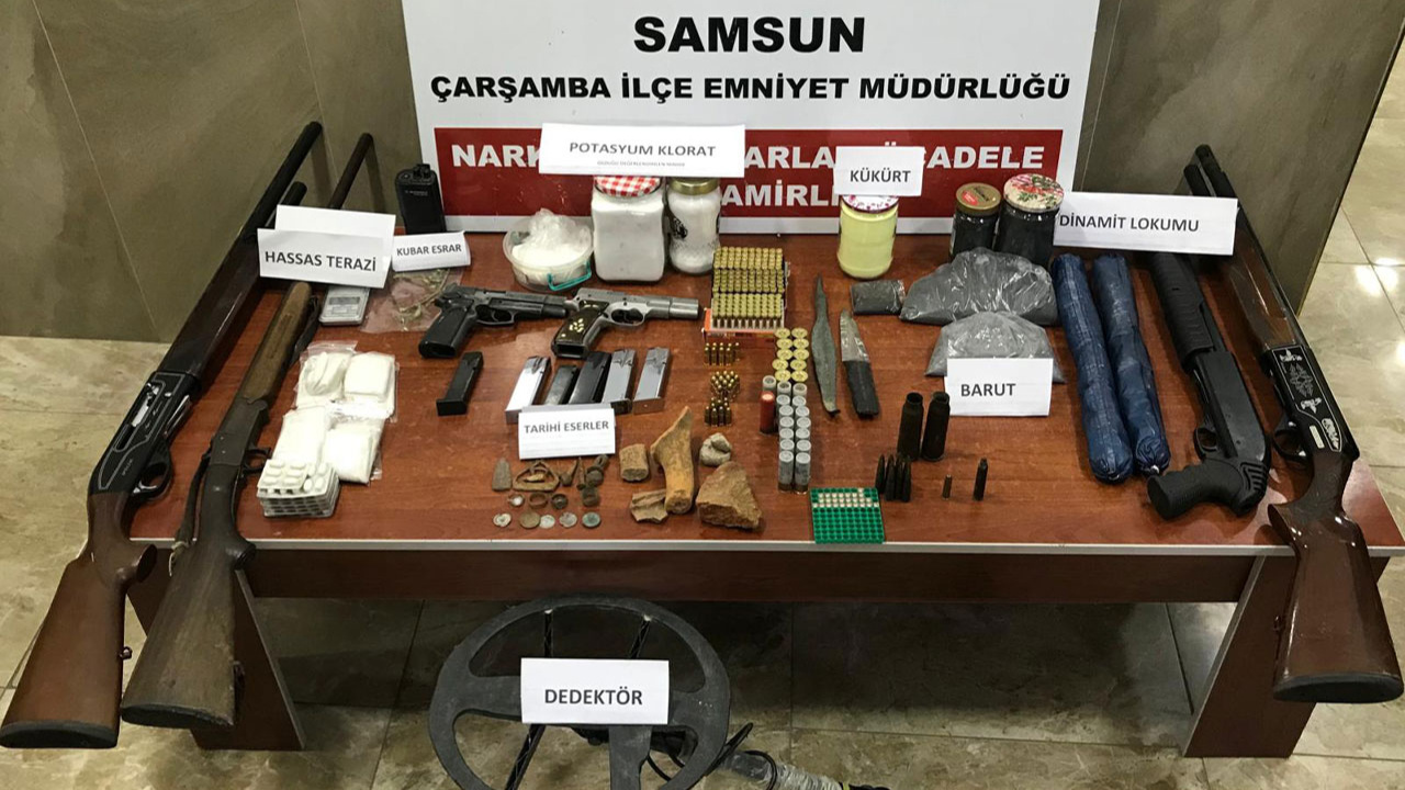Samsun'da tarihi eser operasyonunda 1 kişi yakalandı!