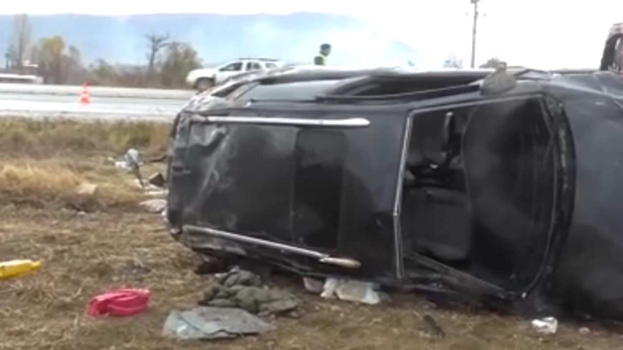 Konya’da otomobil takla attı, 1 kişi hayatını kaybetti