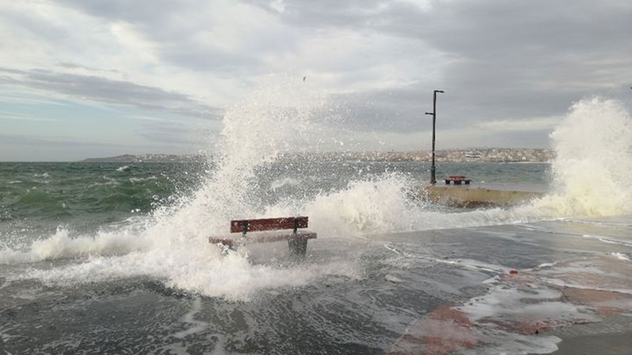 Ege ve Akdeniz'in bazı kesimleri için fırtına uyarısı