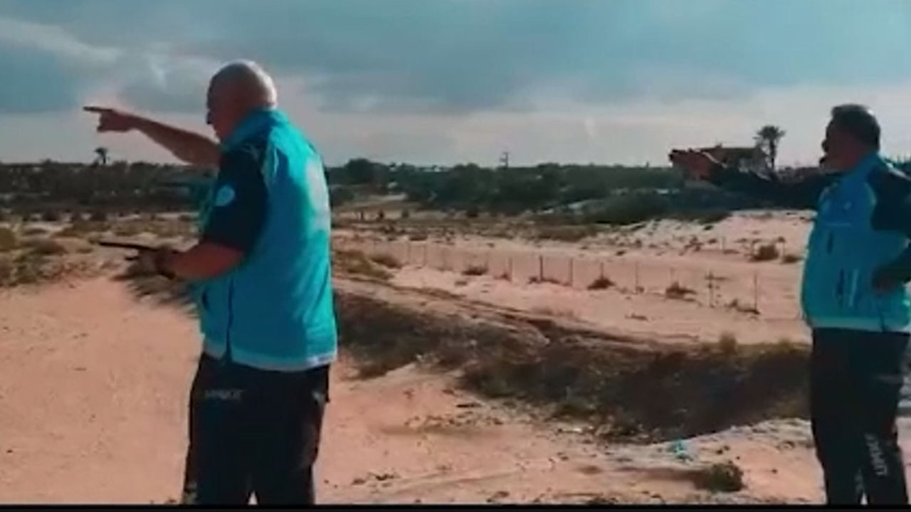 Gazze'ye ulaşan Sağlık Bakanlığı ekipleri sahra hastanesi için uygun yer çalışmalarını tamamladı