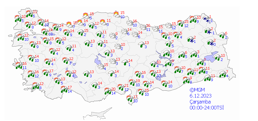 Türkiye'de hava sertleşiyor! Yoğun kar yağışı beklenen şehirler açıklandı! Meteoroloji 21 il için uyarı yayımladı