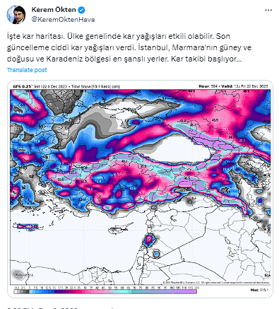 İstanbul'a kar ne zaman yağacak? Haritayı gören herkes heyecanlandı! Meteoroloji'den sağanak alarmı