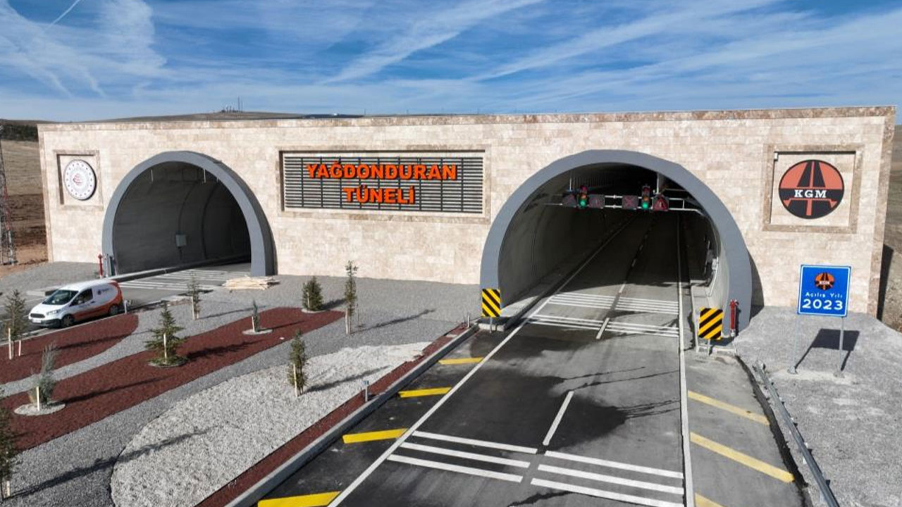 Sivas'ta Yağdonduran tüneli ulaşıma açıldı!