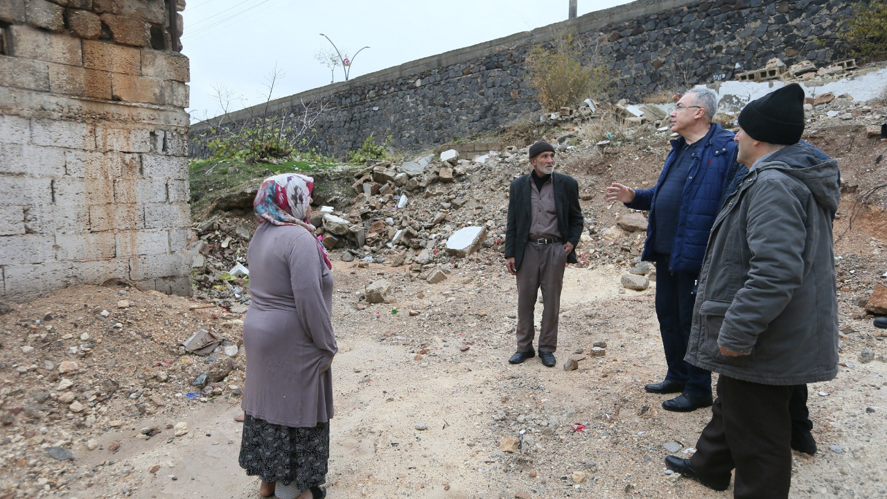 Gaziantep’te yoğun yağışın ardından su baskını olan evlere destek
