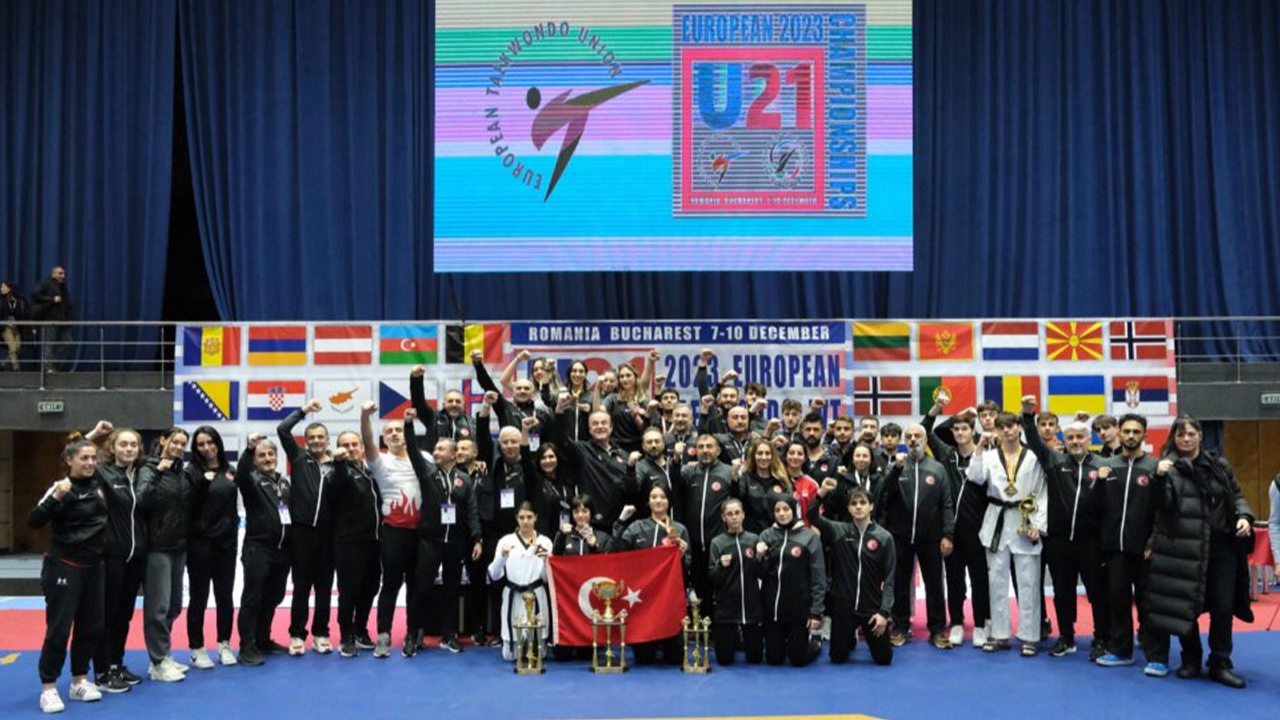 Ümit Milli Taekwondo Takımı, Avrupa Şampiyonu oldu!