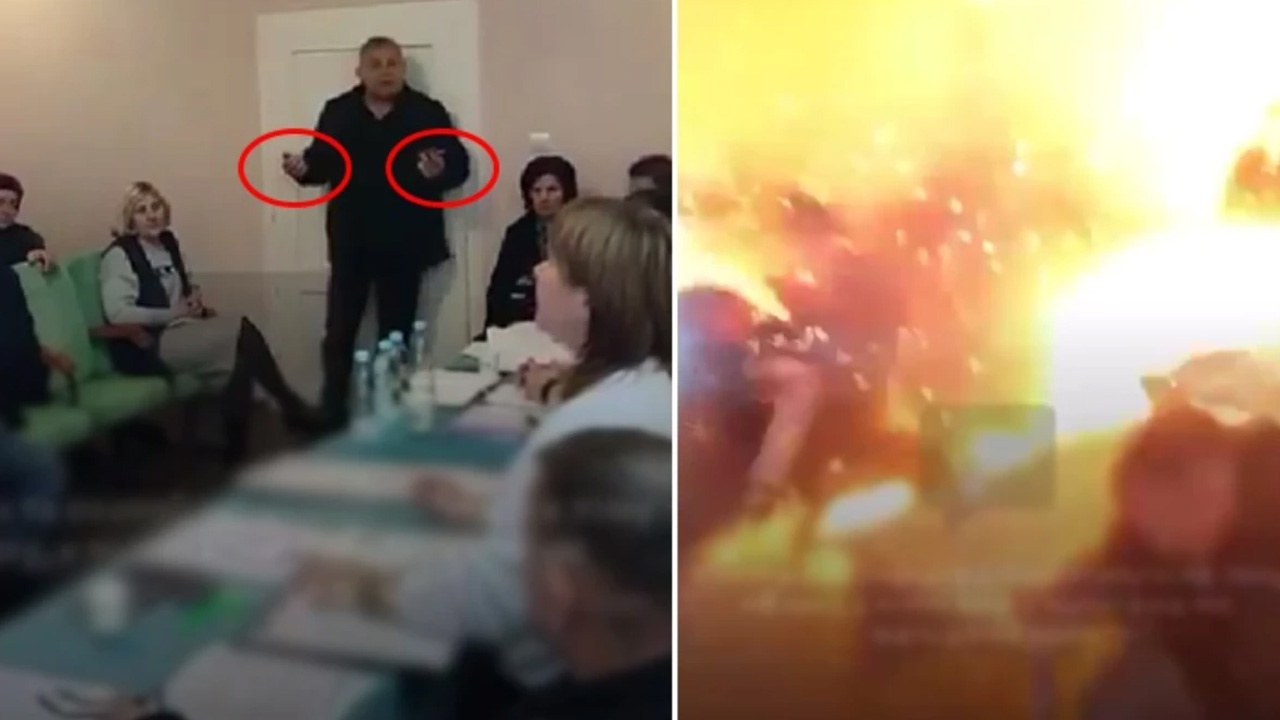 Toplantı yapılan odaya 3 el bombası attı! Ukraynalı milletvekilinin intihar saldırısı kamerada