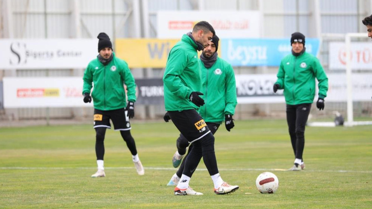 Konyaspor, Samsunspor maçı hazırlıklarına devam etti