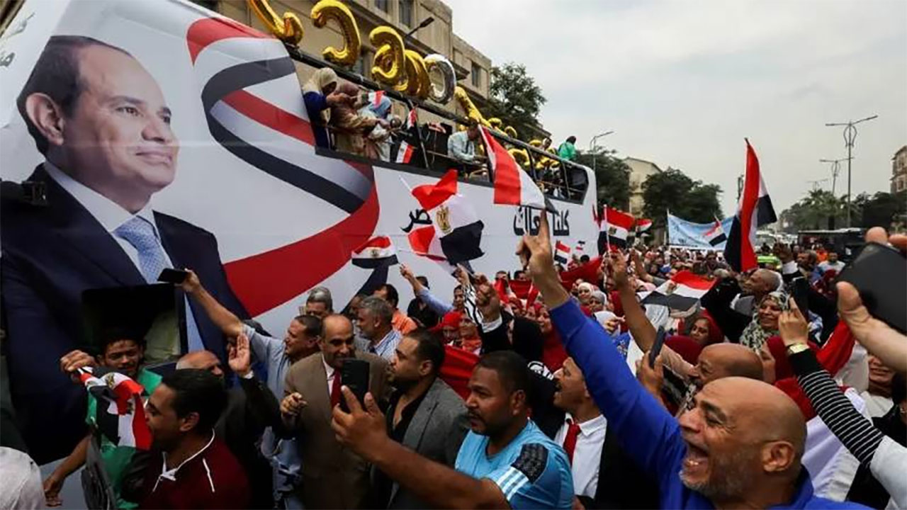 Sisi, Mısır'da yeniden Cumhurbaşkanı seçildi! Seçim sonuçları açıklandı...