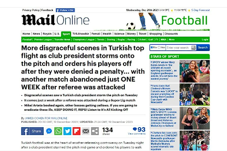 İstanbulspor'un maçtan çekilmesi dünya basınında: Türkiye'de çılgın sahneler!