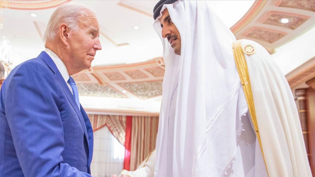 ABD Başkanı ve Katar Emiri Gazze'yi görüştü!