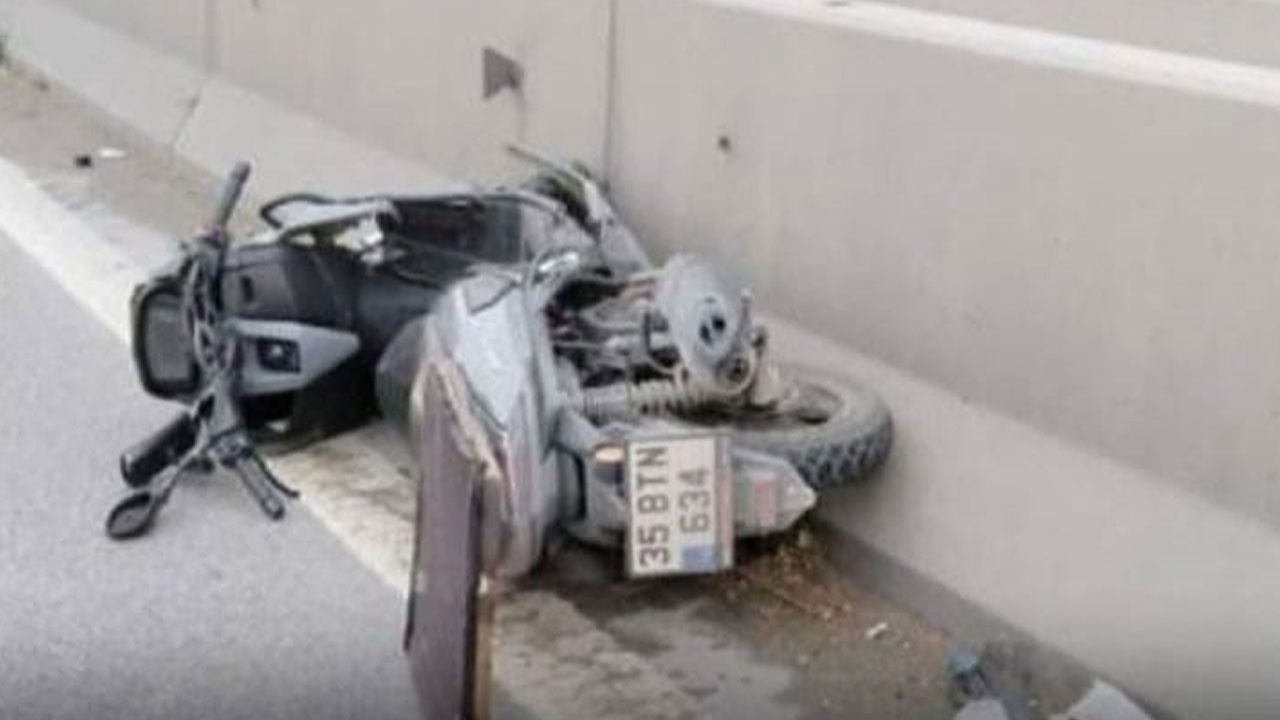 Otomobilin çarptığı motokurye hayatını kaybetti!